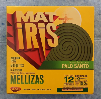 <Span Style='Font-Weight:bold;Color:rgb(26,90,156);'>Espiral Insecticida Mat Iris Para El Control De Insectos</Span>. Disponible En Química Cobra.