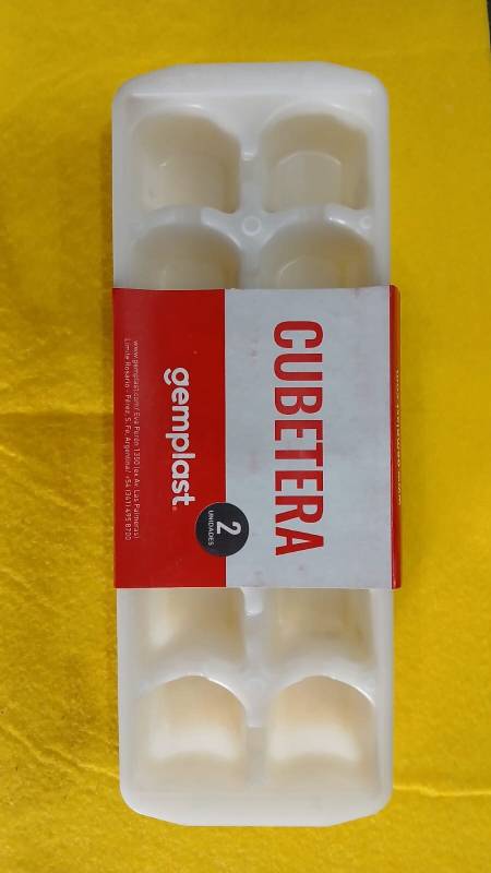 <Span Style=Font-Weight:bold;Color:rgb(26,90,156);>Cubetera Gemplast</Span>, X2 Unidades, Para Hacer Hielo En El Hogar.