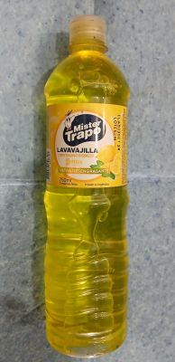 <Span Style='Font-Weight:bold;Color:rgb(26,90,156);'>Lavavajilla X 750Ml</Span>, Fragancia Limón, Para El Lavado Diario De Platos.
