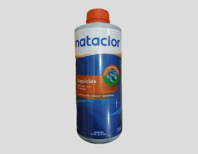 <Span Style='Font-Weight:bold;Color:rgb(26,90,156);'>Nataclor Alguicida X 1 Litro</Span>, Para El Mantenimiento Del Agua De Pileta.