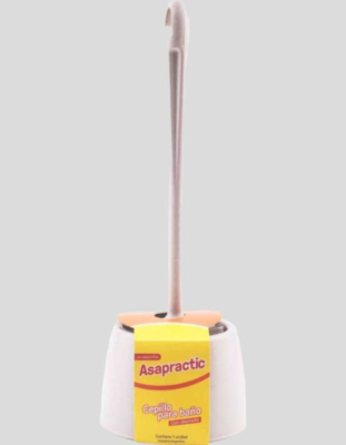 <Span Style='Font-Weight:bold;Color:rgb(26,90,156);'>Escobilla De Baño Con Base</Span>, Línea Asapatrick, Para La Limpieza Diaria Del Inodoro.