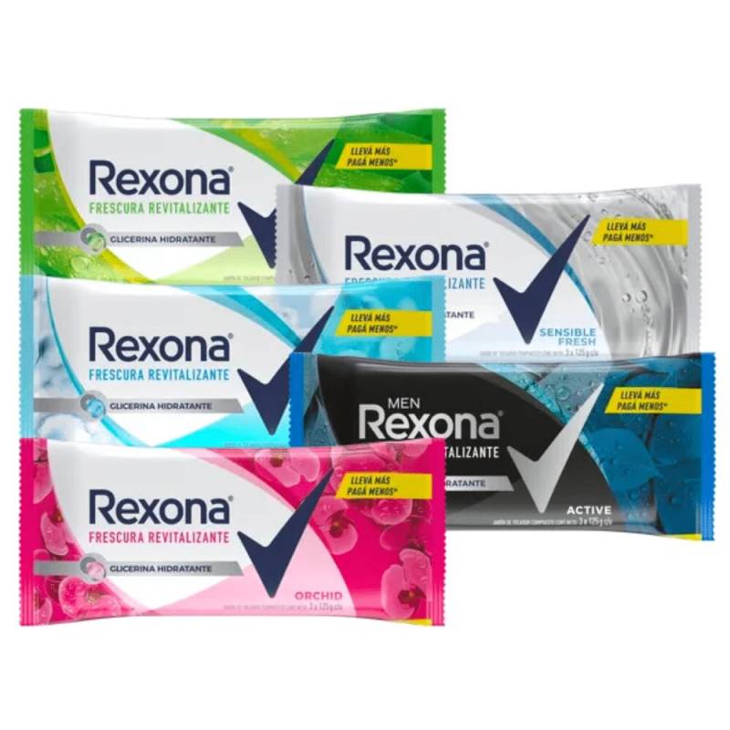 <Span Style=Font-Weight:bold;Color:rgb(26,90,156);>Jabón Rexona Para Acompañar Tu Rutina Diaria</Span>, Disponible En Química Cobra.