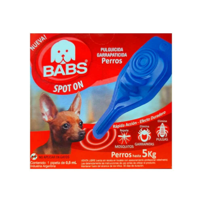 <Span Style='Font-Weight:bold;Color:rgb(26,90,156);'>Pipeta Antiparasitaria Externa Para Perros De Hasta 5 Kg</Span>.