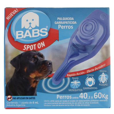 <Span Style='Font-Weight:bold;Color:rgb(26,90,156);'>Pipeta Antiparasitaria Externa Para Perros De 40 A 60 Kg</Span>.