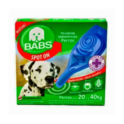 <Span Style='Font-Weight:bold;Color:rgb(26,90,156);'>Pipeta Antiparasitaria Externa Para Perros De 20 A 40 Kg</Span>.
