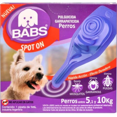 <Span Style='Font-Weight:bold;Color:rgb(26,90,156);'>Pipeta Antiparasitaria Externa Para Perros De 5 A 10 Kg</Span>.