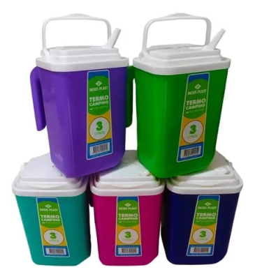 <Span Style='Font-Weight:bold;Color:rgb(26,90,156);'>Termo De 3 Litros</Span>, Para Mantener La Temperatura De Tus Bebidas.