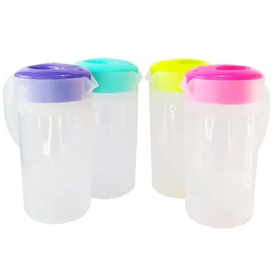 <Span Style='Font-Weight:bold;Color:rgb(26,90,156);'>Jarra De Color</Span>, 2 Litros, Práctica Para El Hogar.