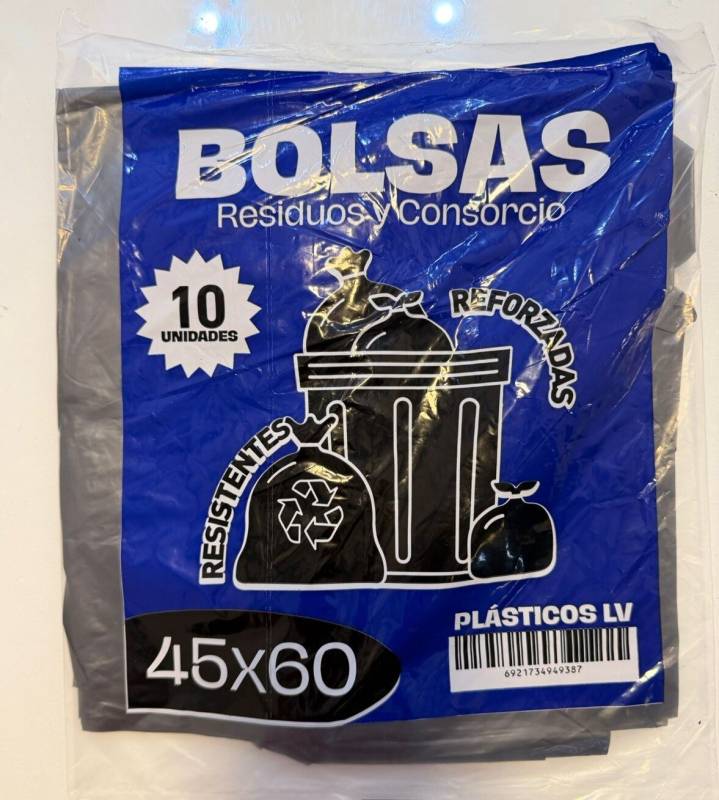 <Span Style=Font-Weight:bold;Color:rgb(26,90,156);>Bolsas Para Residuos Y Consorcios De 45 X 60 Cm</Span>. Presentación De 10 Unidades. Disponibles En Química