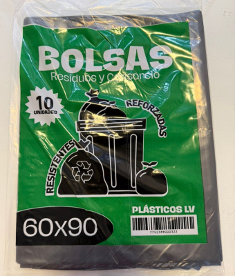 <Span Style='Font-Weight:bold;Color:rgb(26,90,156);'>Bolsas De Residuos Y Consorcio 60X90 Cm</Span>, Resistentes Para El Uso Diario.