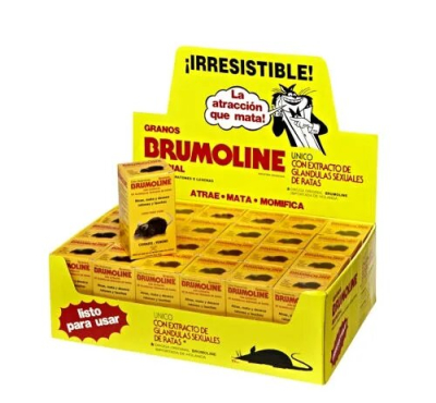 <Span Style='Font-Weight:bold;Color:rgb(26,90,156);'>Brumoline X 100G</Span>: Cebo Raticida Anticoagulante En Granos Para El Control De Roedores.