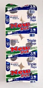<Span Style='Font-Weight:bold;Color:rgb(26,90,156);'>Papel Triple Hoja</Span>, Para El Uso Diario Del Hogar.