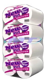 <Span Style='Font-Weight:bold;Color:rgb(26,90,156);'>Rollo De Cocina New Pel</Span>, 200 Paños, Papel Absorbente Para La Cocina.