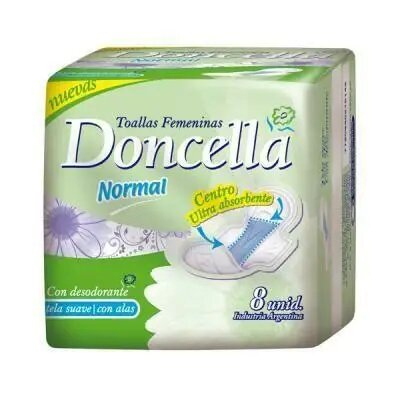 <Span Style='Font-Weight:bold;Color:rgb(26,90,156);'>Toallita Íntima Doncella</Span>, Con Perfume.