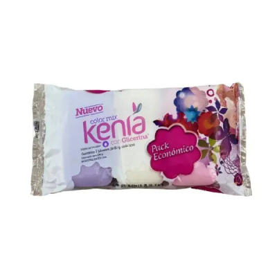 <Span Style='Font-Weight:bold;Color:rgb(26,90,156);'>Jabón Kenia En Presentación De 3 Unidades</Span>, Disponible En Química Cobra.