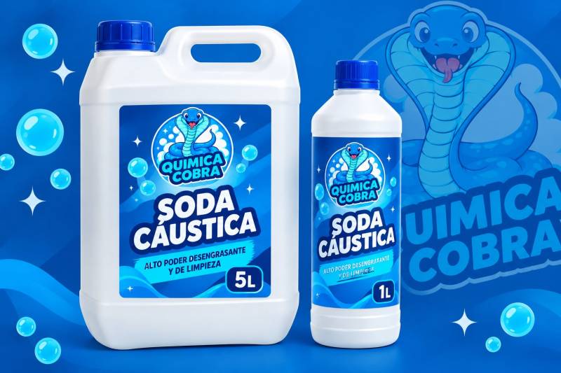 <Span Style=Font-Weight:bold;Color:rgb(26,90,156);>Soda Cáustica Líquida X 5L</Span>: Insumo Industrial A Granel Para La Fabricación De Productos De Limpieza.