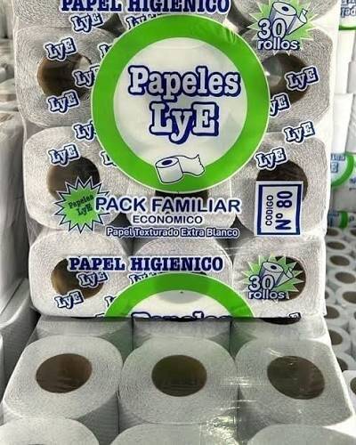 <Span Style=Font-Weight:bold;Color:rgb(26,90,156);>Papel Higiénico L Y E</Span>, Presentación X 80, Para El Hogar.